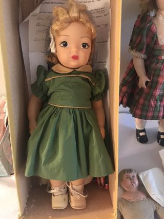 Terri Lee Doll Green School Dress Box & More