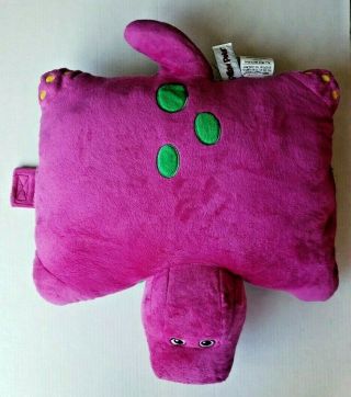 Barney the Purple Dinosaur Pillow Pets Soft Square Portable Plush Pillow Pal US 2