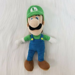 9 " Nintendo Luigi Plush Doll Stuffed Animal Toy Mario Bros Green Hat B350