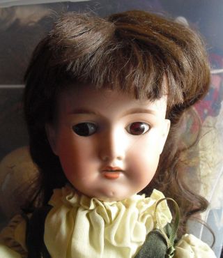 Antique Armand Marseille A4m 390 Bisque Composition Germany Girl Doll 19 " Tall