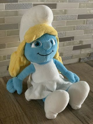The Smurfs 2013 The Movie Plush Stuffed Toy Doll (smurfette) 12 " Tall