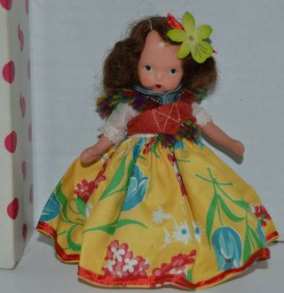 Vtg Bisque 5” Nancy Ann Storybook Portuguese Doll Judy Ann Mib Around The World
