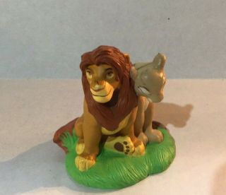 Disney Store Classics Lion King Adult Simba & Nala Figure Cake Topper