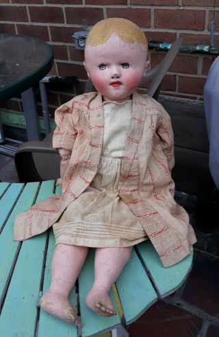 Antique Martha Chase Doll,  24 Inches,  Circa 1900