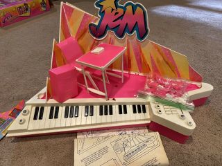 Very Rare Vintage 1986 Jem Star Stage Playset Tape Player Hasbro Toy