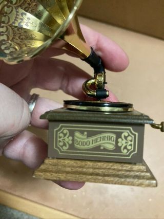 Antique Dollhouse Gramophone Bodo Hennig 3