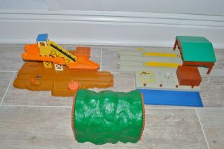 Tomy Trackmaster Thomas The Train Quarry Loader Station And Dock Station Tunnel
