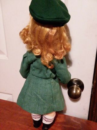 Vintage Terri Lee doll.  Tagged Girl Scout outfit.  Auburn hair.  16 in. 3