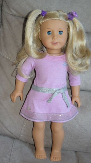 American Girl Doll Truly Me Just Like You Doll Blonde 2014,  Leotard
