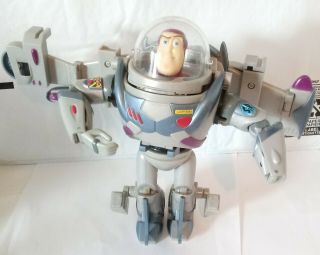 Buzz Lightyear Mega Morpher Transformer 8 " Action Figure Toy Story