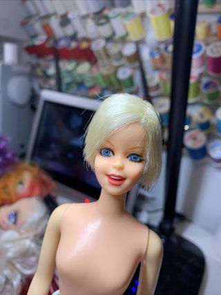 Vintage Twiggy Barbie Doll Minty Lolaxs Restoration Stunning Face Bl