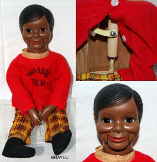 Willie Talk Upgraded Semi - Pro Ventriloquist Doll Puppet Dummy 29 - Rare