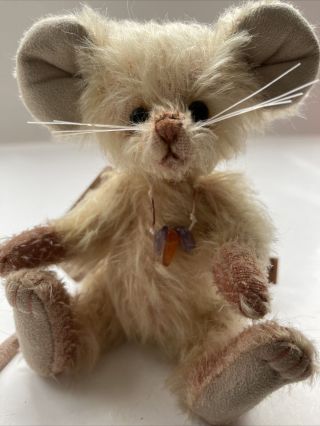 Charlie Bears Whiskers 2013 Limited Edition Minimo Mohair Mouse Retired & Rare