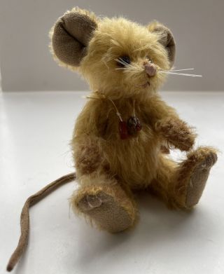 Charlie Bears Scratch 2013 Limited Edition Minimo Mohair Mouse Retired & Rare