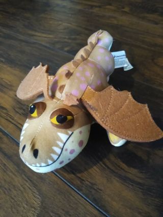 2014 Dreamworks How To Train Your Dragon 2 Gronkle Meatlug 8 " Plush Brown Animal