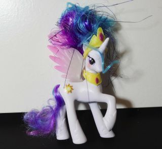 My Little Pony Princess Celestria White Yellow Sun Unicorn Wings