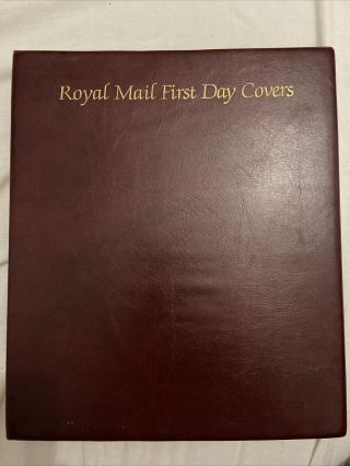 First Day Covers Job Lot In Album X50.  1970s.