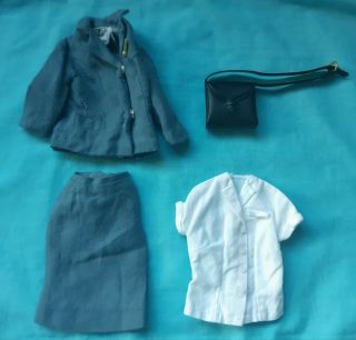 Vintage Rare Barbie Doll Pan Am Stewardess Outfit American Airlines 1678