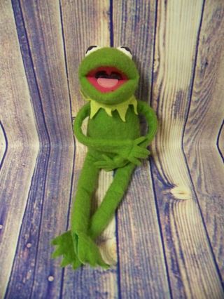Vintage 1976 Fisher Price Jim Henson Kermit The Frog 16 Inch Stuffed Plush