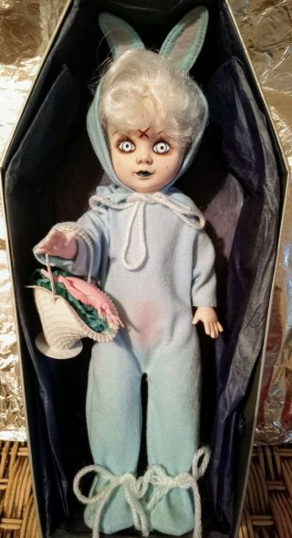 Living Dead Dolls Rare Blue Eggzorcist Mezco 3