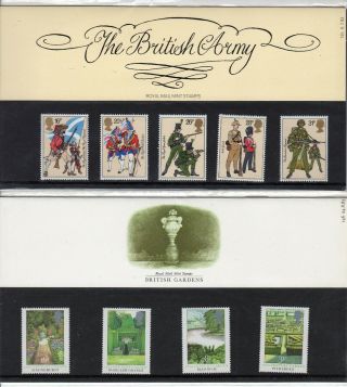 Royal Mail Presentation Packs Stamps X 10 Job Lot Bundle 1983 1984 1985 3
