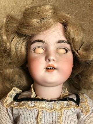 Antique German Bisque Doll Head Simon Halbig S H 1079 - 8 1/2 DEP Germany 3