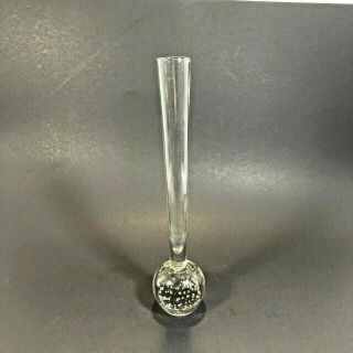 Bud Vase Paperweight Bullicante Bubbles Clear
