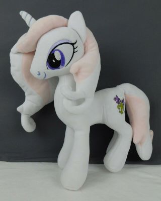 My Little Pony Fleur De Lis 12 " Plush White Unicorn W/ Wings Euc