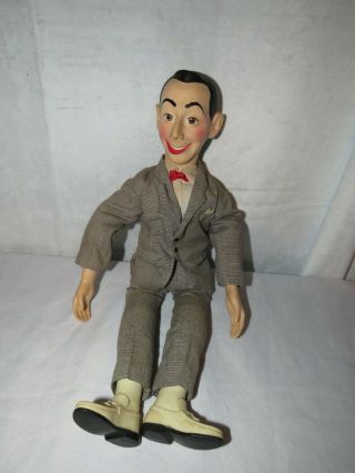Vintage Pee Wee Herman Talking Doll 18 " Matchbox 1987 Poseable Pull String