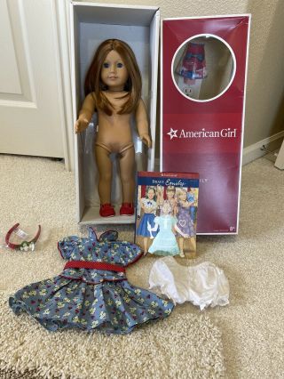 American Girl Doll Retired Emily Complete Set Perfect 4 Gift