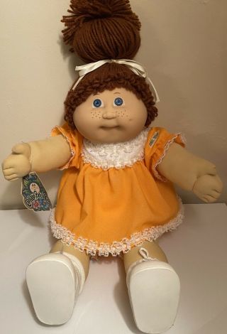Cabbage Patch Kid 1984 Jesmar Girl Doll With Freckles Jesmar Clothing