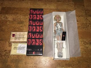 Rare Robert Tonner Doll All That Jazz Chicago Roxie Doll Box Ltd Ed Fao Schwarz