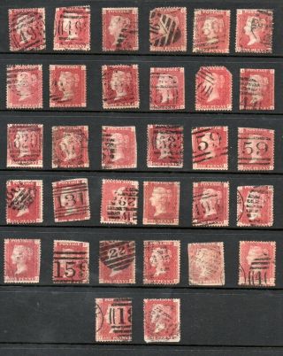 S.  G.  43 Id Red Plate 142 32 X Different Letter Positions
