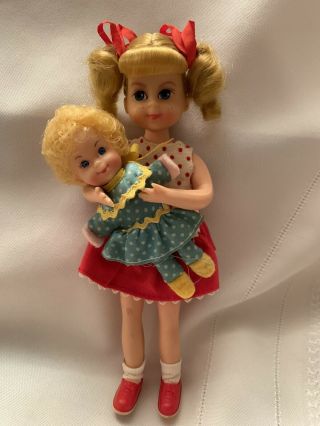 Vintage 1967 Family Affair Mattel Doll Buffy & Mrs Beasley Tutti Skipper Kiddle