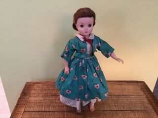 Vintage Madame Alexander 15 In Elise Red Hair/blue Eyes Doll 1950s