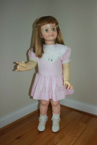 Vintage Patti Playpal 35 " Doll Marked Ideal Doll G - 35