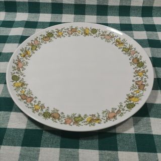 10 Inch Centura By Corning Spice Of Life Vegetable Harvest Dinner Plate Vintage
