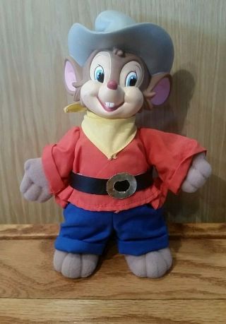 An American Tail Fievel Goes West Vintage 1991 9 " Plush And Plastic Doll