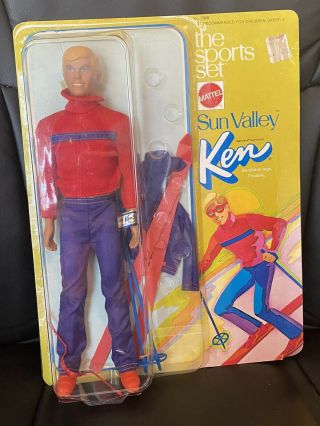 Vintage Barbie Sport Set Sun Valley Ken Doll 7809 With Package Complete