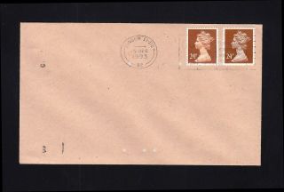 Gb: 24p Machin Head Forgery On 1993 Canceled Cover