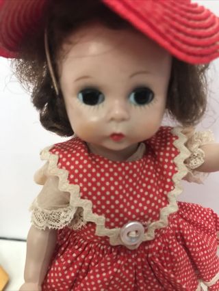 Madame Alexander Alex - kins doll ? brown eyes 7.  5 inch W/outfits.  Cute 3