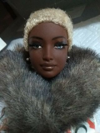 Mattel 1991 African American Doll With Short Blonde Hair,  Barbie ? Rare
