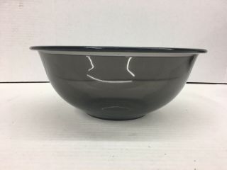 Vintage Pyrex 2.  5 L Smoke Colored Glass Round Mixing Bowl 325