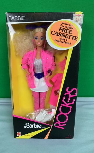 Mattel 1985 Barbie And The Rockers With Cassette Tape 1140