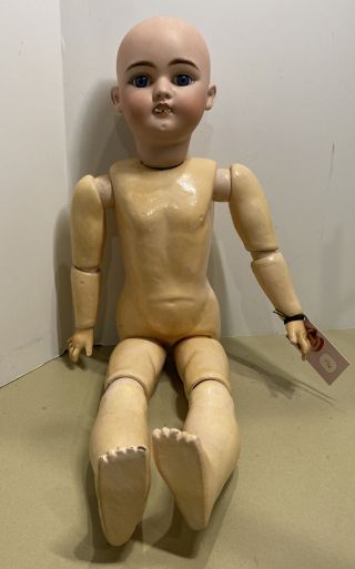 Antique Dep Simon & Halbig German Bisque Doll 22 In S H 1079 10 1/2 Head Doll