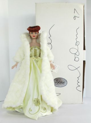 Ashton - Drake Madra First Encounter Doll Signed Box Fur Coat Gene Marshall Stand