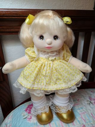 Mattel My Child Doll Canadian Blonde Puppytails With Dinkum Shoes