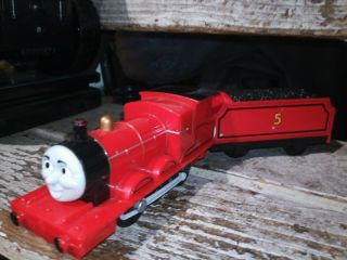 2010 Thomas The Train Trackmaster Motorized 5 James With Tender