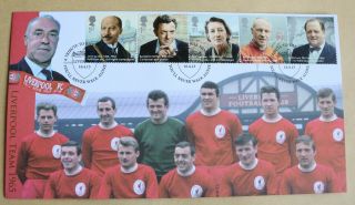 Great Britains - Tribute To Bill Shankly - 2013 Buckingham Fdc Liverpool H/s
