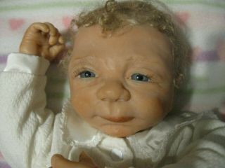 Handsculpted Ooak Polymer Clay Reborn Baby Doll